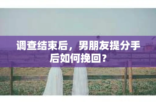 调查结束后，男朋友提分手后如何挽回？