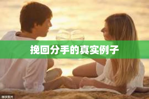 挽回分手的真实例子
