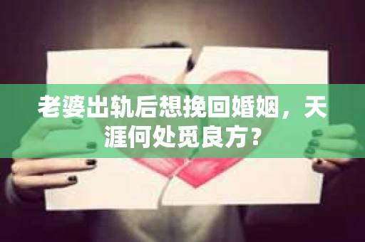 老婆出轨后想挽回婚姻，天涯何处觅良方？