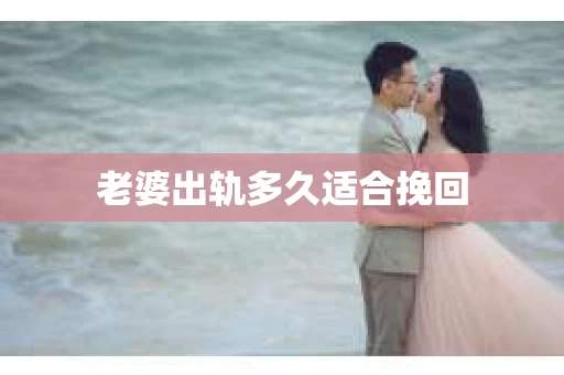 老婆出轨多久适合挽回