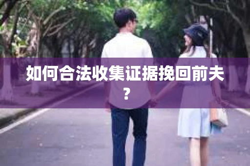 如何合法收集证据挽回前夫？