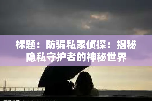 标题：防骗私家侦探：揭秘隐私守护者的神秘世界