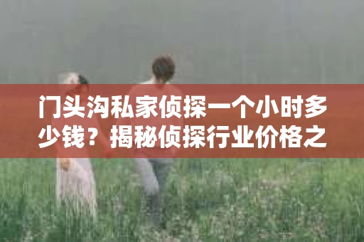 门头沟私家侦探一个小时多少钱？揭秘侦探行业价格之谜