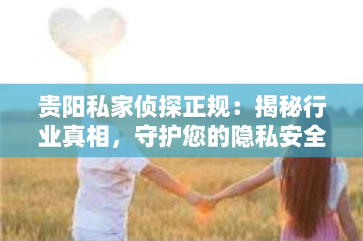 贵阳私家侦探正规：揭秘行业真相，守护您的隐私安全