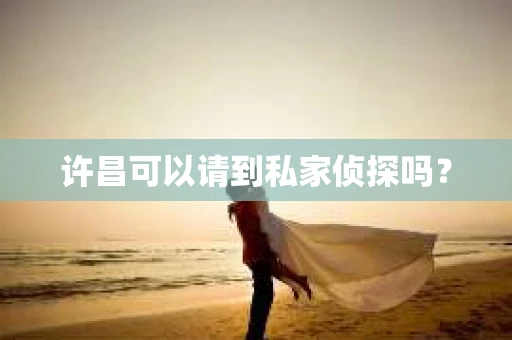 许昌可以请到私家侦探吗？