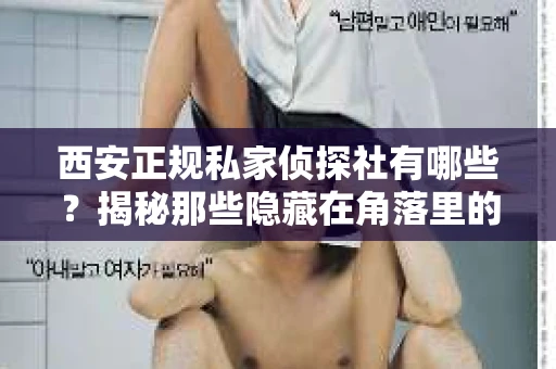 西安正规私家侦探社有哪些？揭秘那些隐藏在角落里的神秘力量