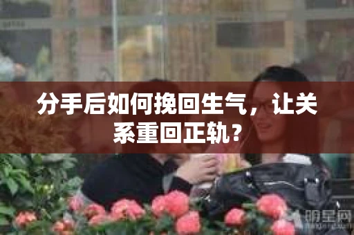 分手后如何挽回生气，让关系重回正轨？