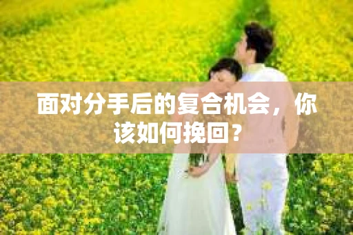 面对分手后的复合机会，你该如何挽回？