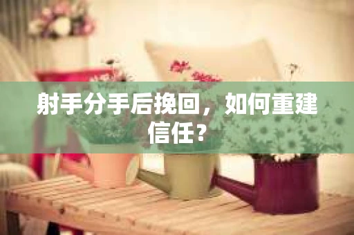 射手分手后挽回，如何重建信任？