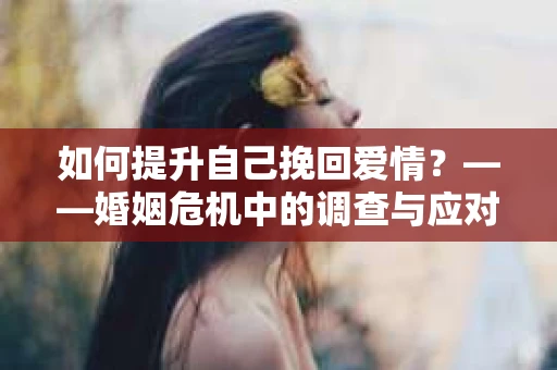 如何提升自己挽回爱情？——婚姻危机中的调查与应对策略